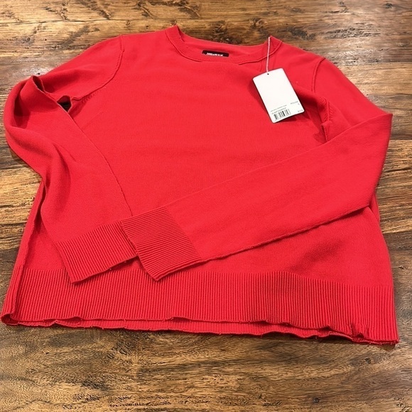 Zadig & Voltaire Womens  Miss Skull Degrade Studs Sweater in Rouge SzSmall - Picture 8 of 11